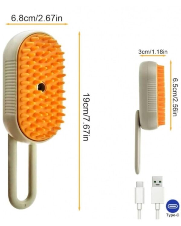 PetSpa Szczotka parowa dla kota zwierząt elektryczna do pielęgnacji sierści