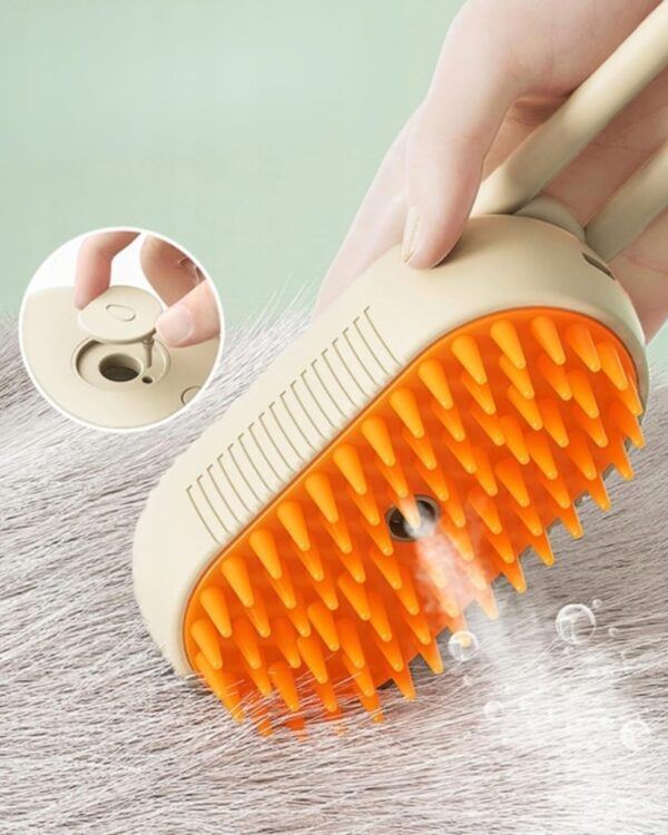 PetSpa Szczotka parowa dla kota zwierząt elektryczna do pielęgnacji sierści