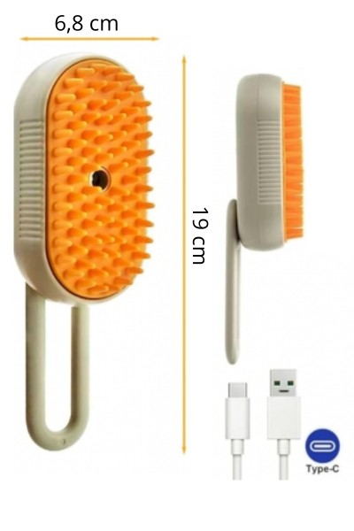 PetSpa Szczotka parowa dla kota zwierząt elektryczna do pielęgnacji sierści