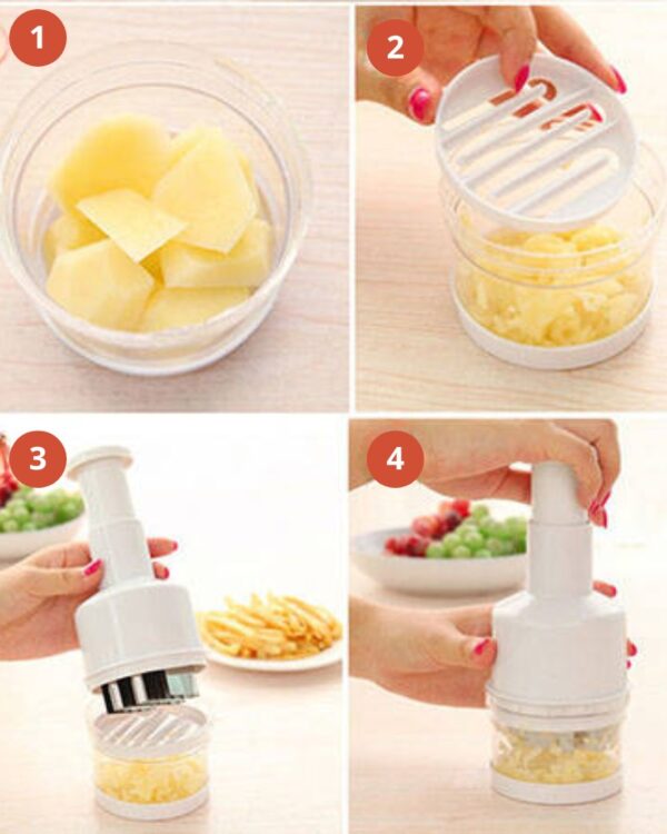 Siekacz szatkownica do cebuli warzyw czosnku obrotowa