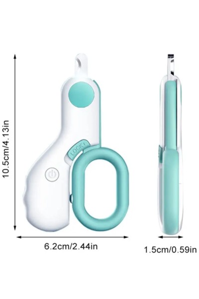Obcinaczka do pazurów dla kota psa z lampką LED