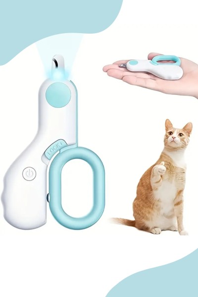 Obcinaczka do pazurów dla kota psa z lampką LED