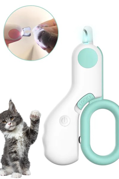 Obcinaczka do pazurów dla kota psa z lampką LED