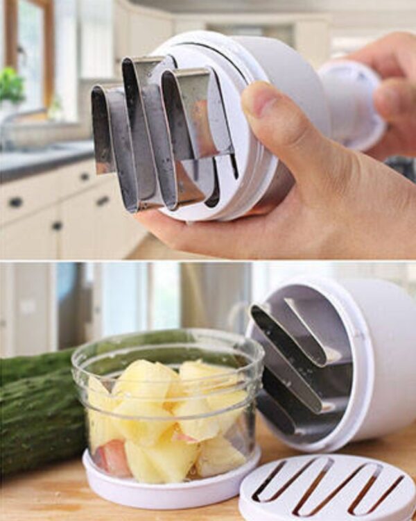 Siekacz szatkownica do cebuli warzyw czosnku obrotowa