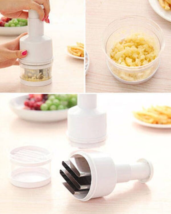 Siekacz szatkownica do cebuli warzyw czosnku obrotowa