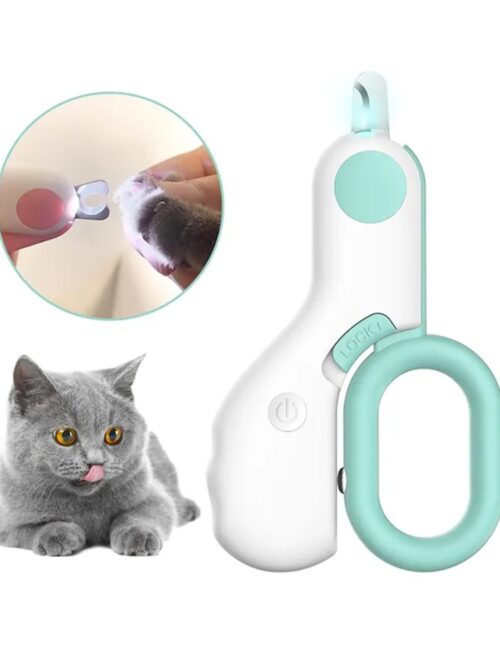 Obcinaczka do pazurów dla kota psa z lampką LED