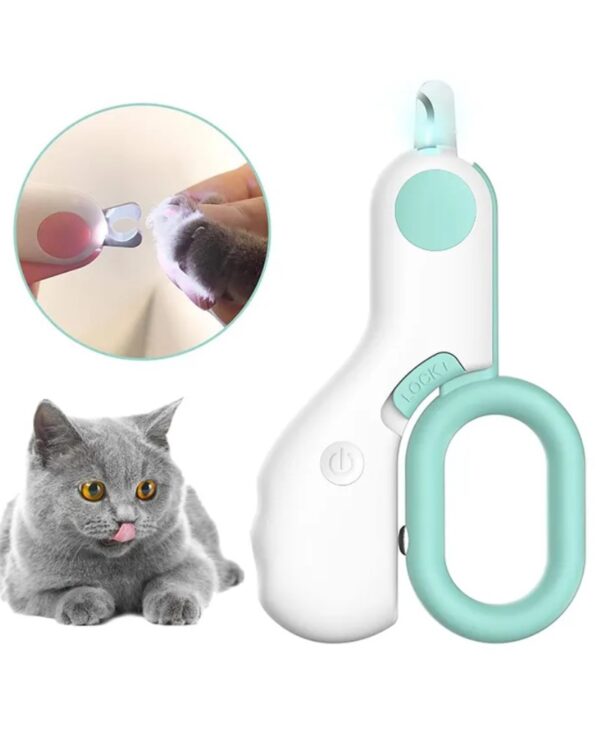 Obcinaczka do pazurów dla kota psa z lampką LED Obcinaczka do pazurów dla kota psa z lampką LED