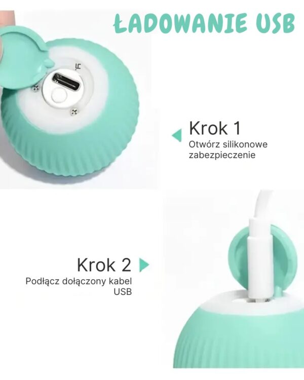 Zabawka dla psa kota inteligentna uciekająca piłka