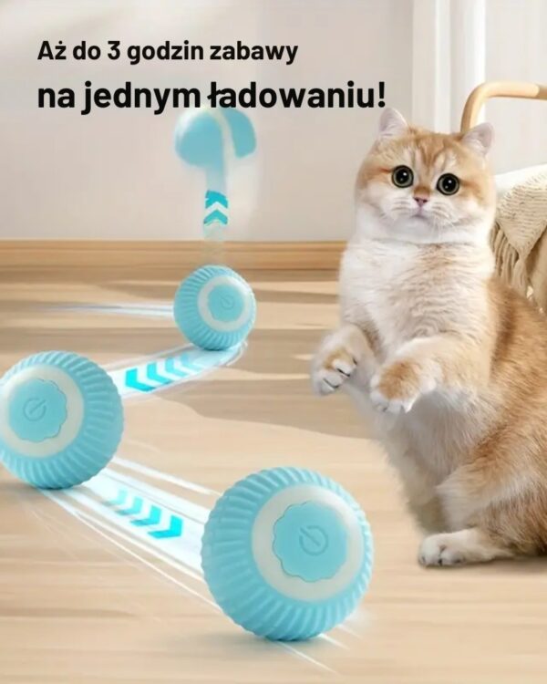 Zabawka dla psa kota inteligentna uciekająca piłka