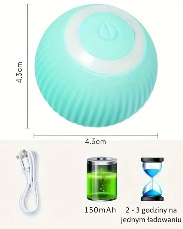 Zabawka dla psa kota inteligentna uciekająca piłka