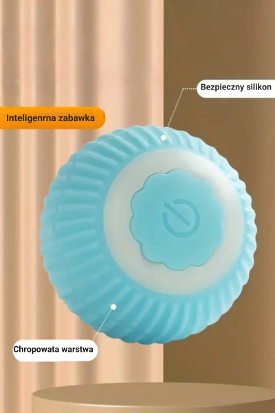Zabawka dla psa kota inteligentna uciekająca piłka