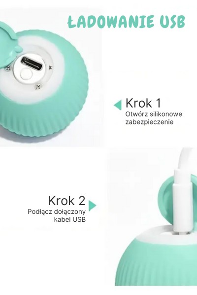 Zabawka dla psa kota inteligentna uciekająca piłka