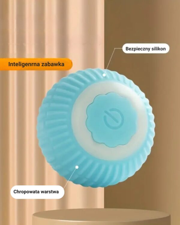 Zabawka dla psa kota inteligentna uciekająca piłka