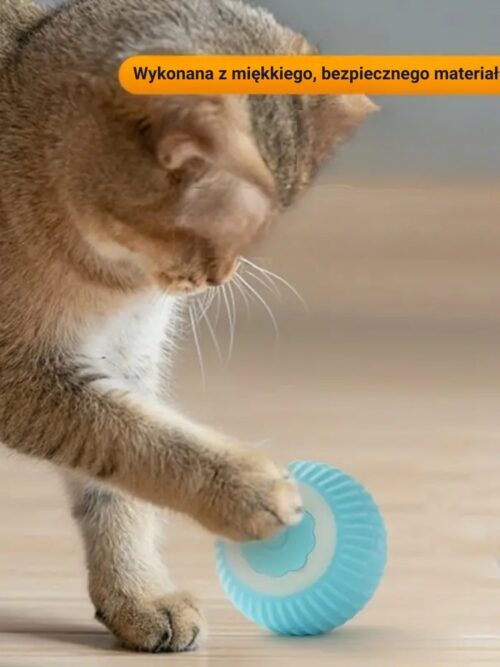 Zabawka dla psa kota inteligentna uciekająca piłka