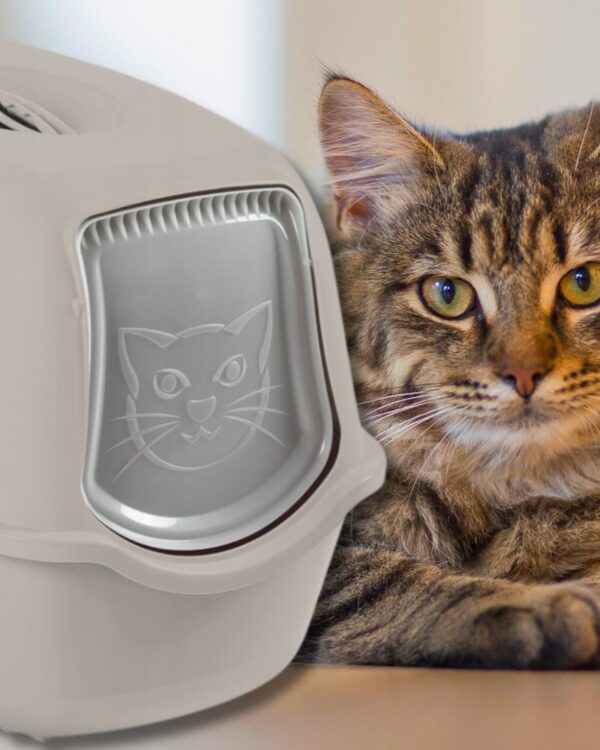 Kuweta zamknięta ECO BAILEY duża XL dla kota na żwirek z filtrem Kuweta zamknięta ECO BAILEY duża XL dla kota na żwirek z filtrem