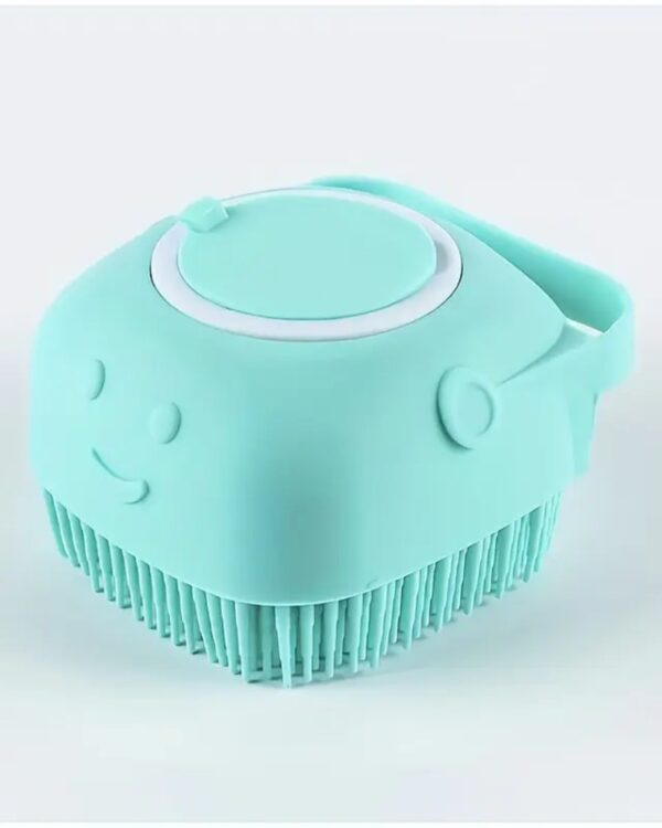 Szczotka silikonowa do mycia sierści z dozownikiem