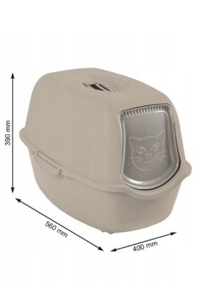 Kuweta zamknięta ECO BAILEY duża XL dla kota na żwirek z filtrem