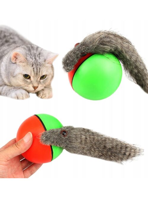 Fretka biegająca piłka uciekająca zabawka dla kota Fretka biegająca piłka uciekająca zabawka dla kota