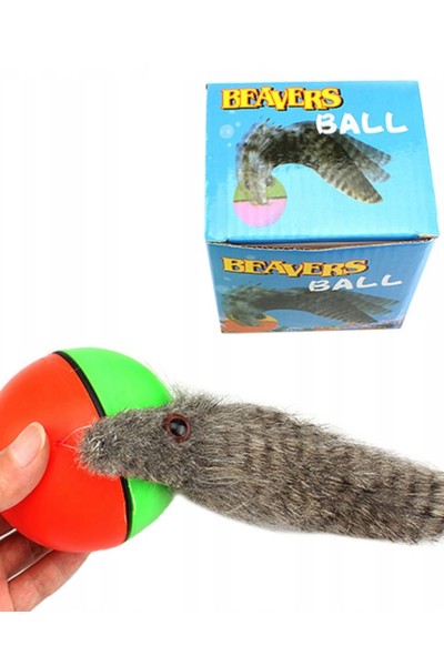 Fretka biegająca piłka uciekająca zabawka dla kota