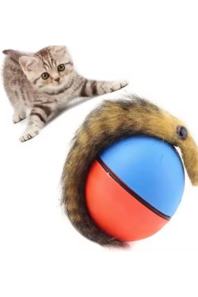 Fretka biegająca piłka uciekająca zabawka dla kota