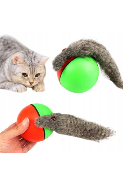 Fretka biegająca piłka uciekająca zabawka dla kota