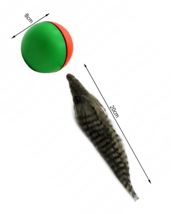 Fretka biegająca piłka uciekająca zabawka dla kota