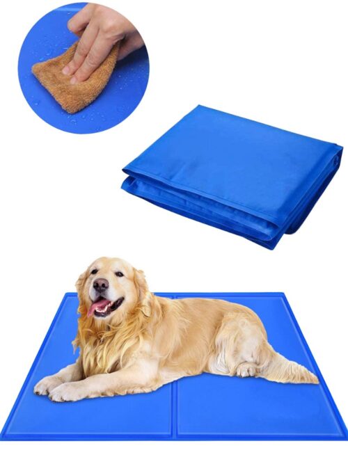 Mata chłodząca dla psa kota legowisko żelowa wodoodporna 65cm