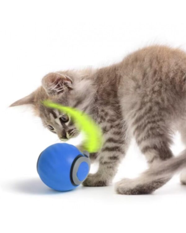 Piłeczka YO-YO interaktywna dla kota z ruszającym się ogonkiem