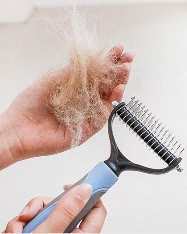 Trymer zgrzebło szczotka do wyczesywania sierści podszerstka psa, kota