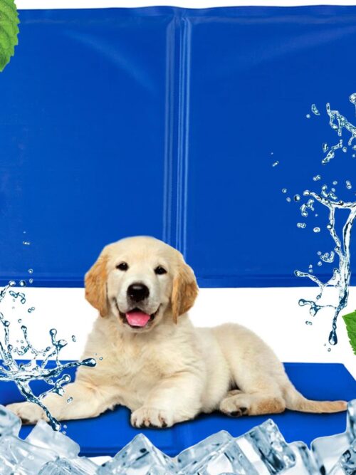 Mata chłodząca dla psa kota legowisko żelowa wodoodporna 65cm