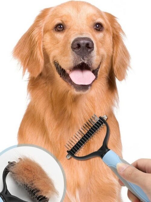 Trymer zgrzebło szczotka do wyczesywania sierści podszerstka psa, kota