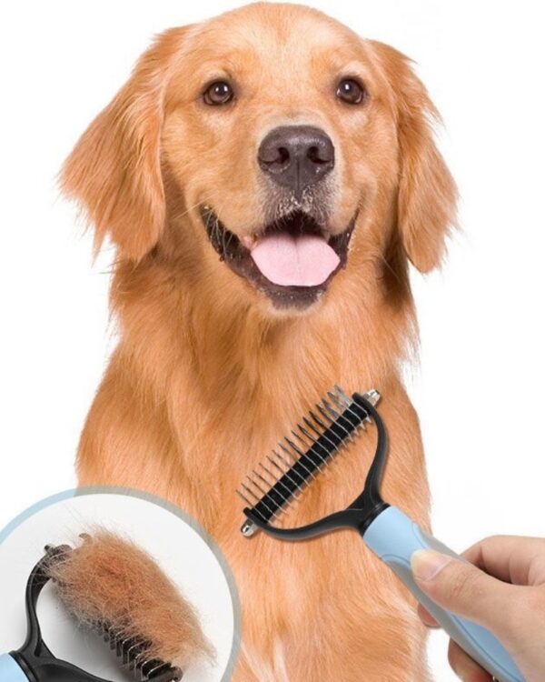 Trymer zgrzebło szczotka do wyczesywania sierści podszerstka psa, kota