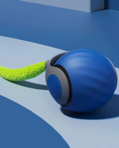 Piłeczka YO-YO interaktywna dla kota z ruszającym się ogonkiem