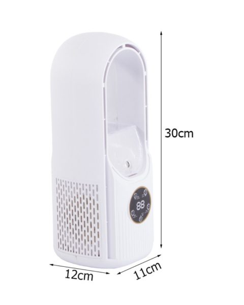 Wentylator kolumnowy cichy wydajny stojący bezłopatkowy nawilżacz powietrza