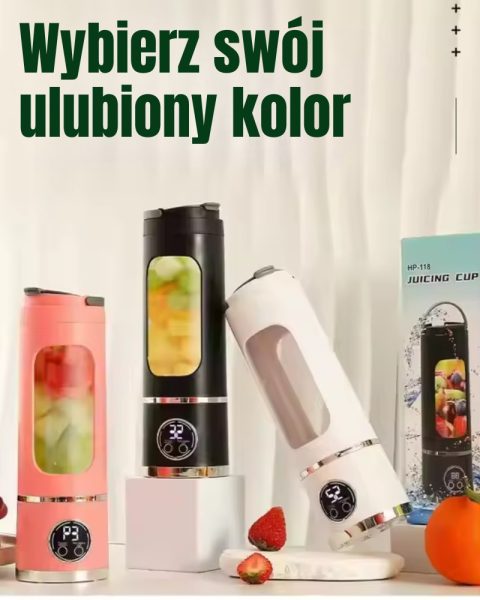 Blender VitaVibe 2 bezprzewodowy kielichowy 450ml USB