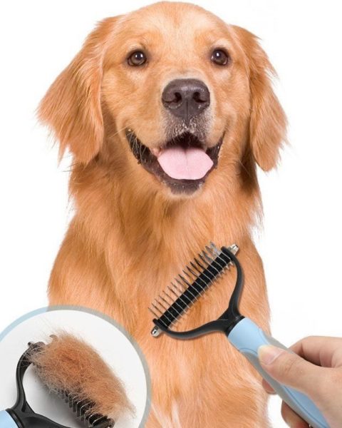 Trymer zgrzebło szczotka do wyczesywania sierści podszerstka psa, kota