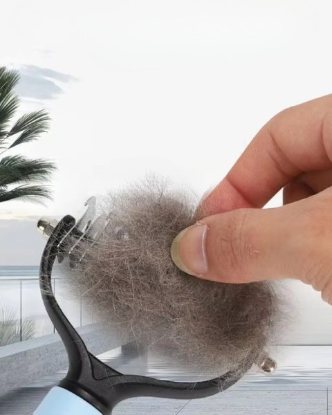 Trymer zgrzebło szczotka do wyczesywania sierści podszerstka psa, kota